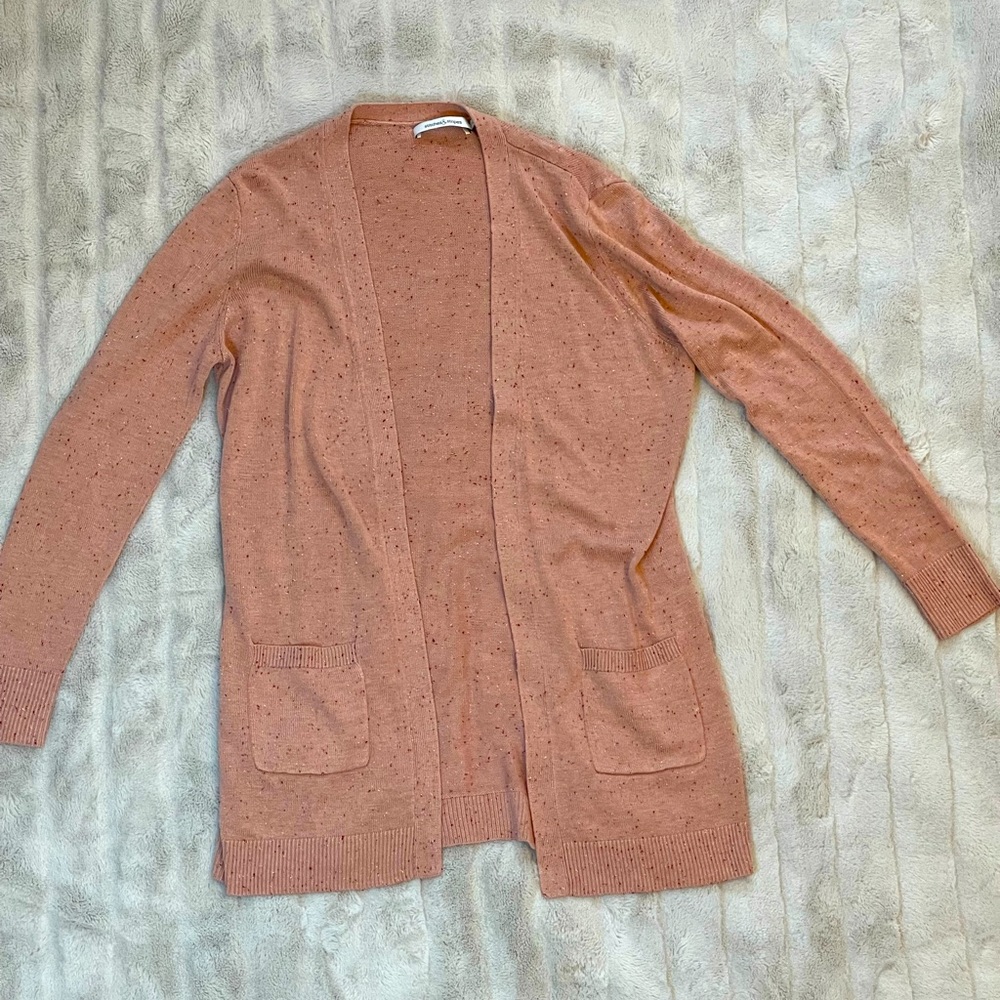 Pink cardigan